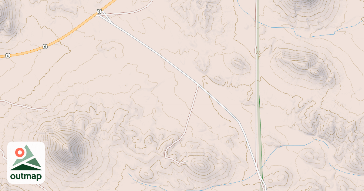 Map of ACCESS TO TEST RANGE