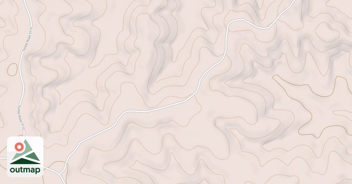 Map of FLAT RIDGE