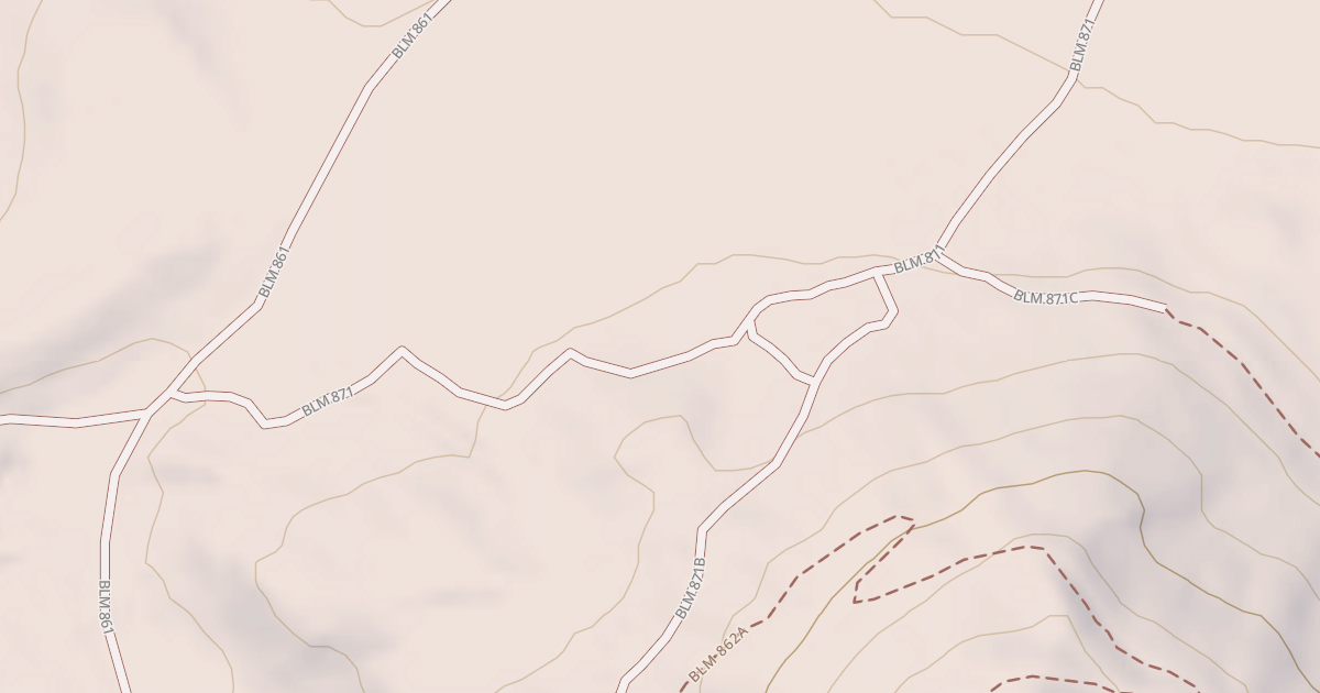 Map preview of BLM National GTLF Public Motorized Roads f5aead4a-f2f9-44e8-9d18-be225e4dcd42