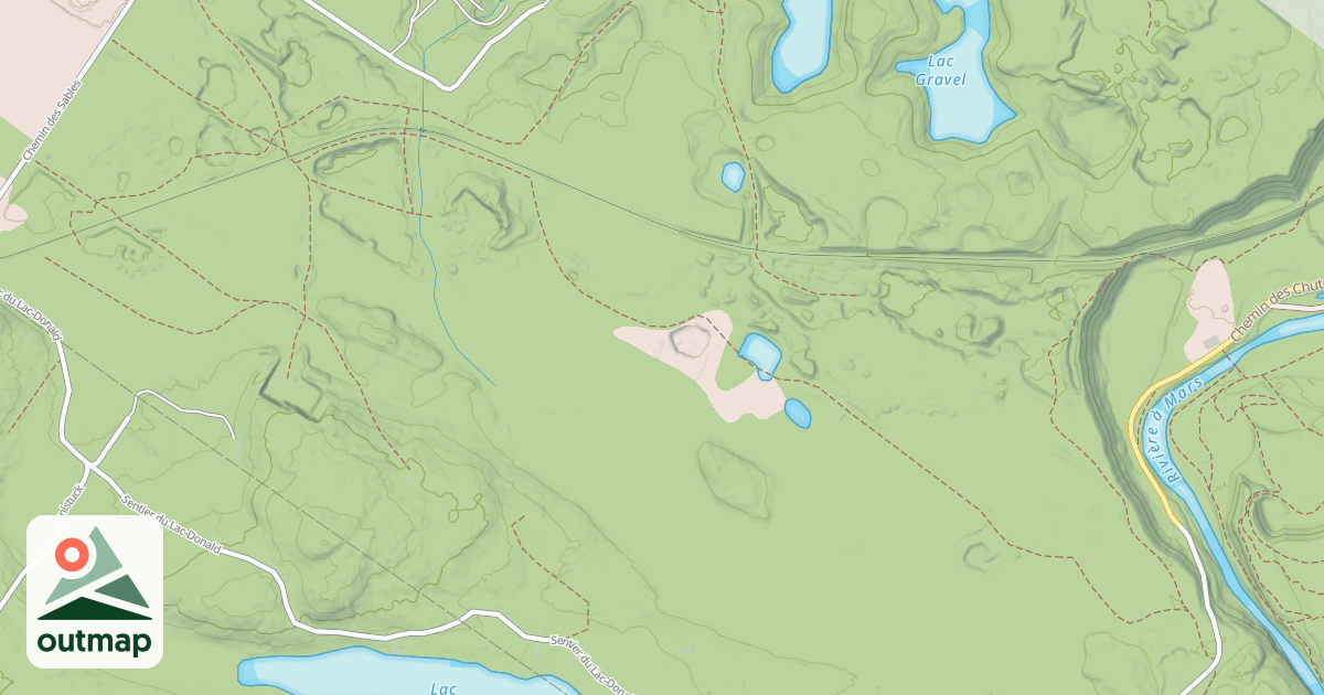 Map of Saguenay Quad Trails 17