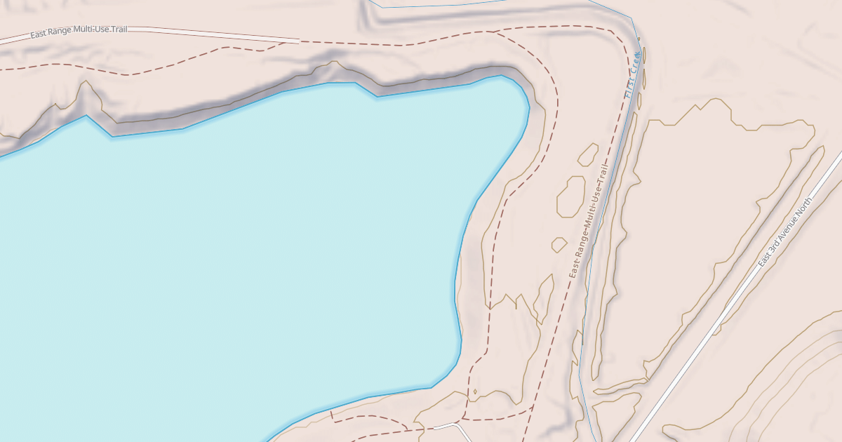 Map preview of East Range OHV Trail