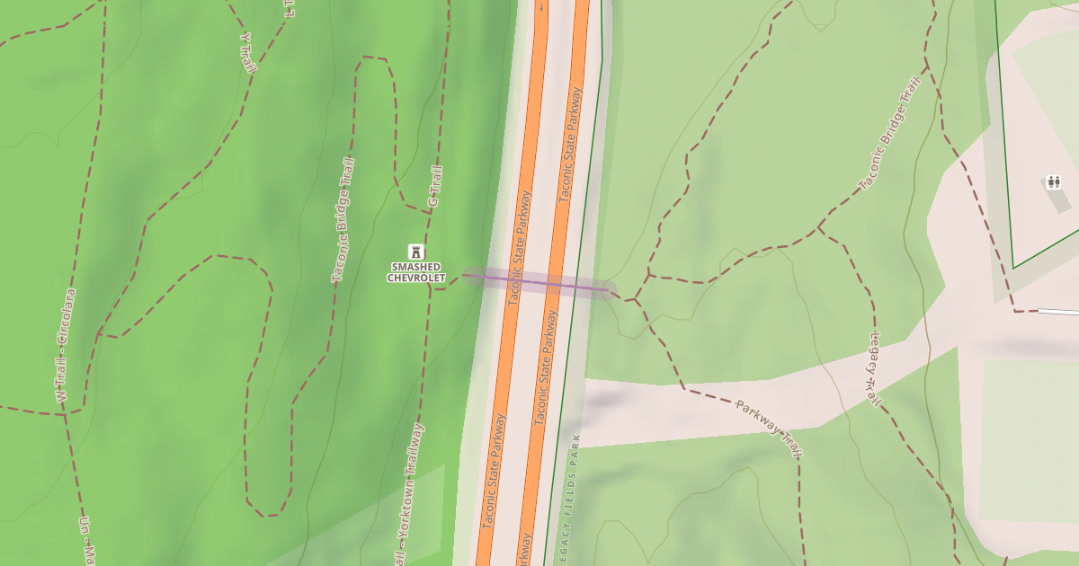 Map preview of Taconic Bridge Trail