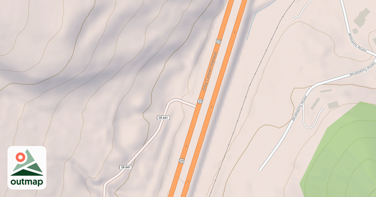 Map of WALLEN RIDGE