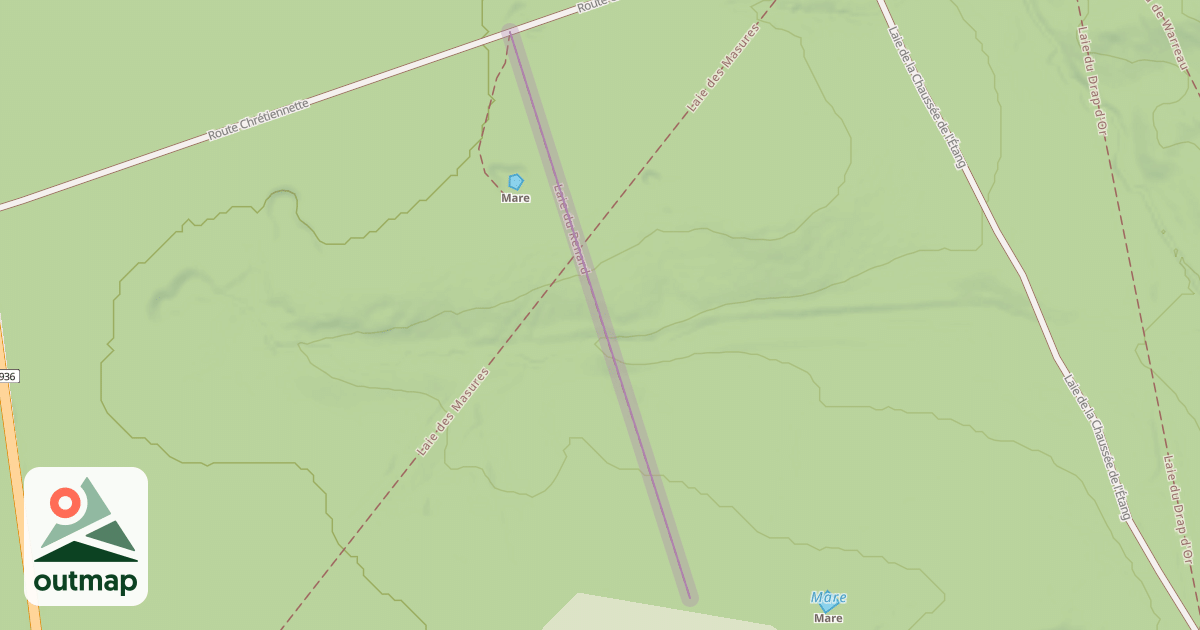 Map of Laie du Renard