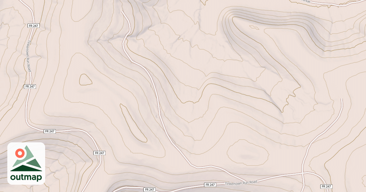 Map of TINKERTOWN RUN - B
