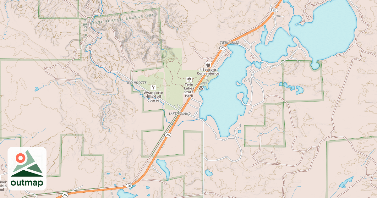 Map of Bill Nicholls Route