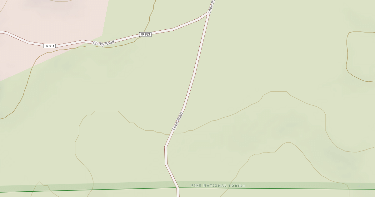 Map preview of COWS