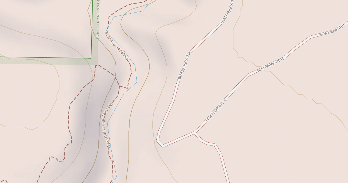 Map preview of BLM National GTLF Public Motorized Roads 8548641c-a13d-44ee-9bef-a6d1cde05cd6