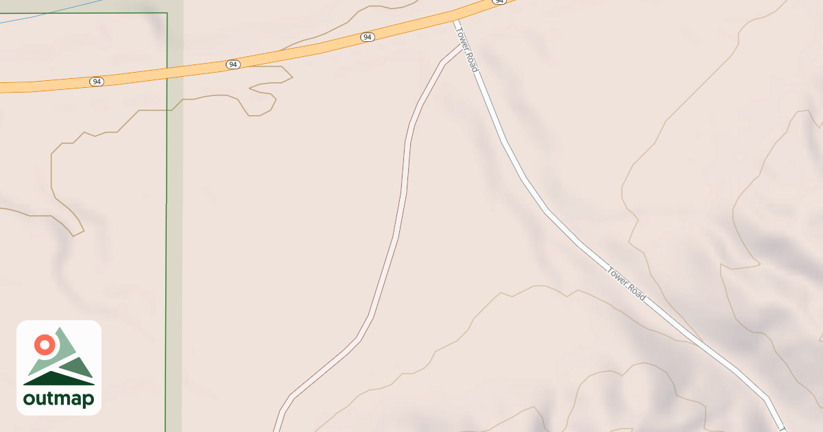 Map of JOES CREEK SPUR D