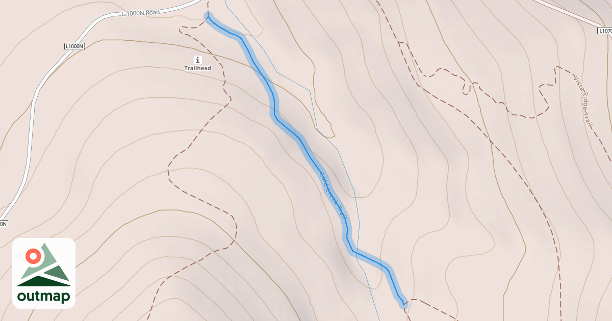 Map of Cold Creek Trail