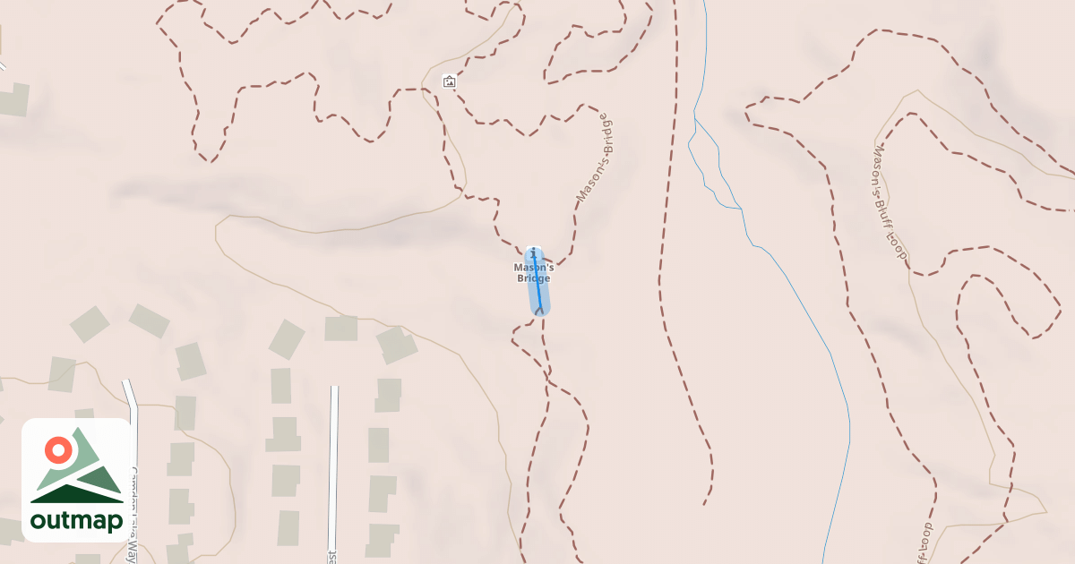 Map of Mason's Bridge Loop #2