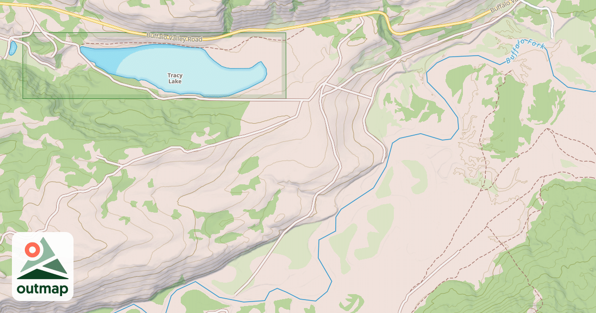 Map of BUFFALO RIVER