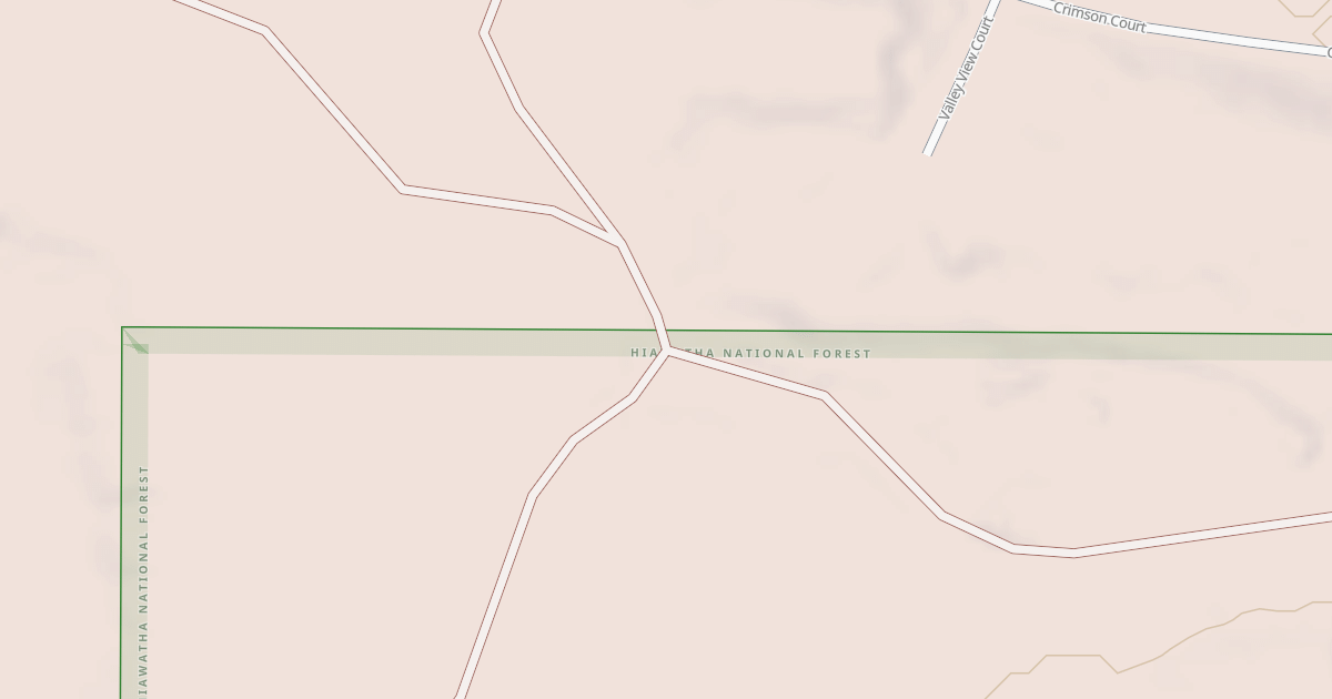 Map preview of COX POND SOUTH SPUR A