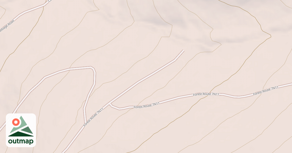 Map of USFS Motor Vehicle Use Map Trails 323314010602