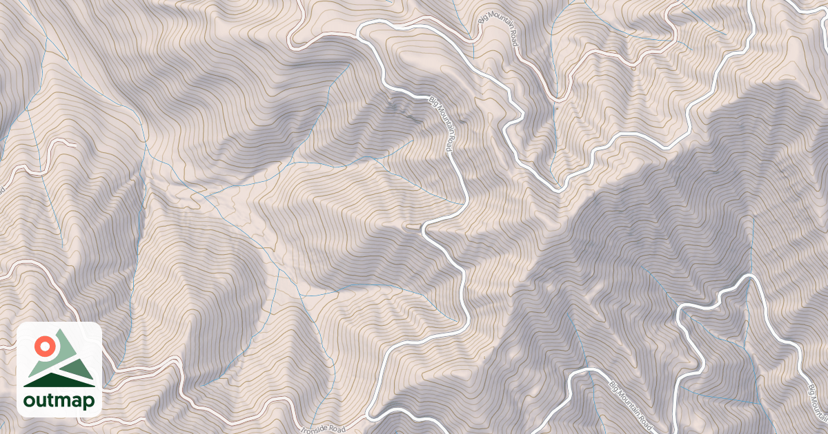 Map of BIG MTN     (FA04)
