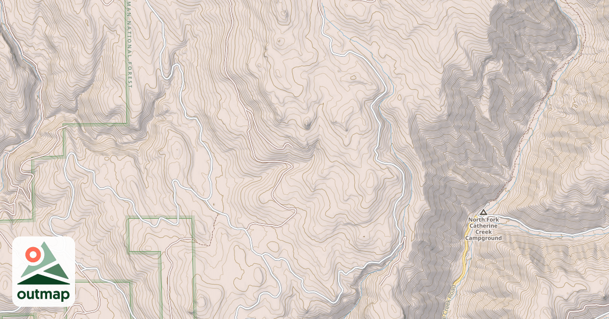 Map of LITTLE CATHERINE MEADOWS