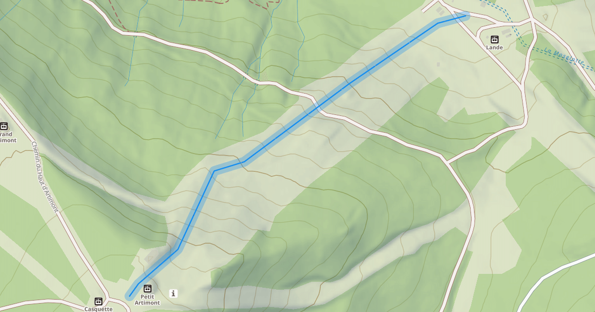 Map preview of Petit Artimont