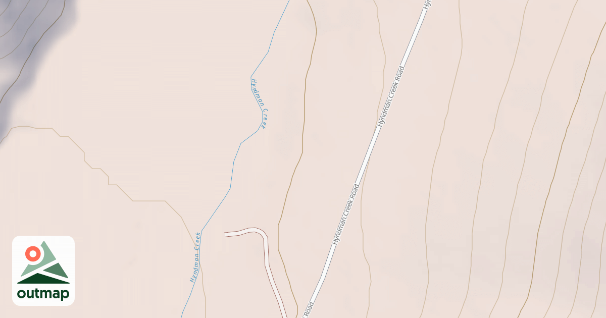 Map of HYNDMAN C G