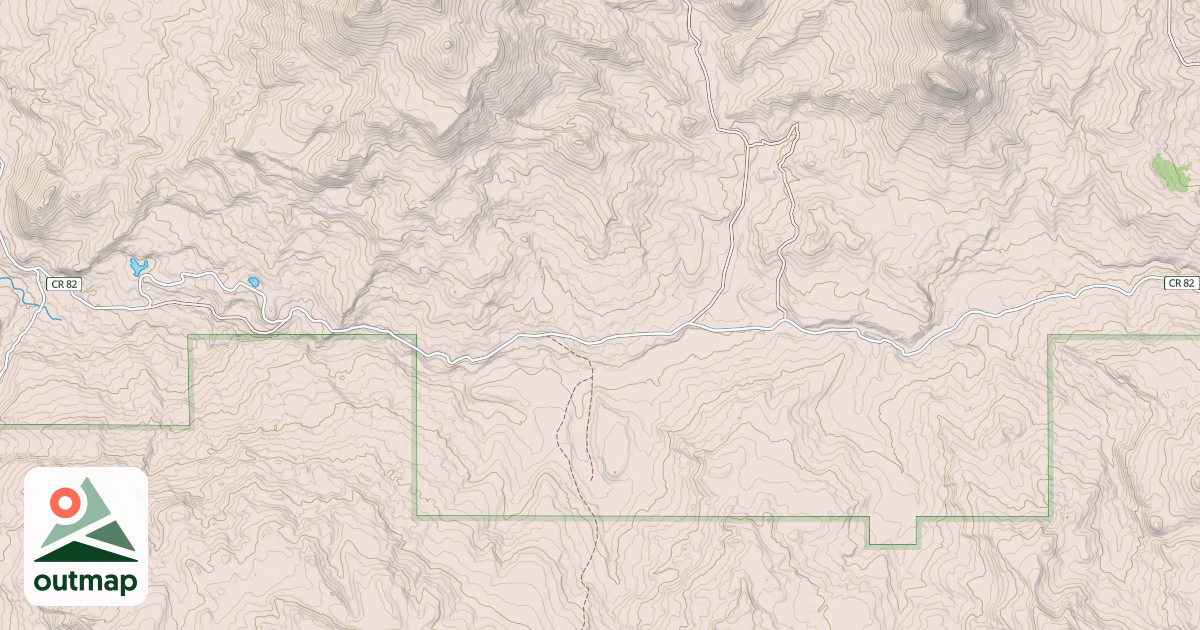 Map of County Road 80