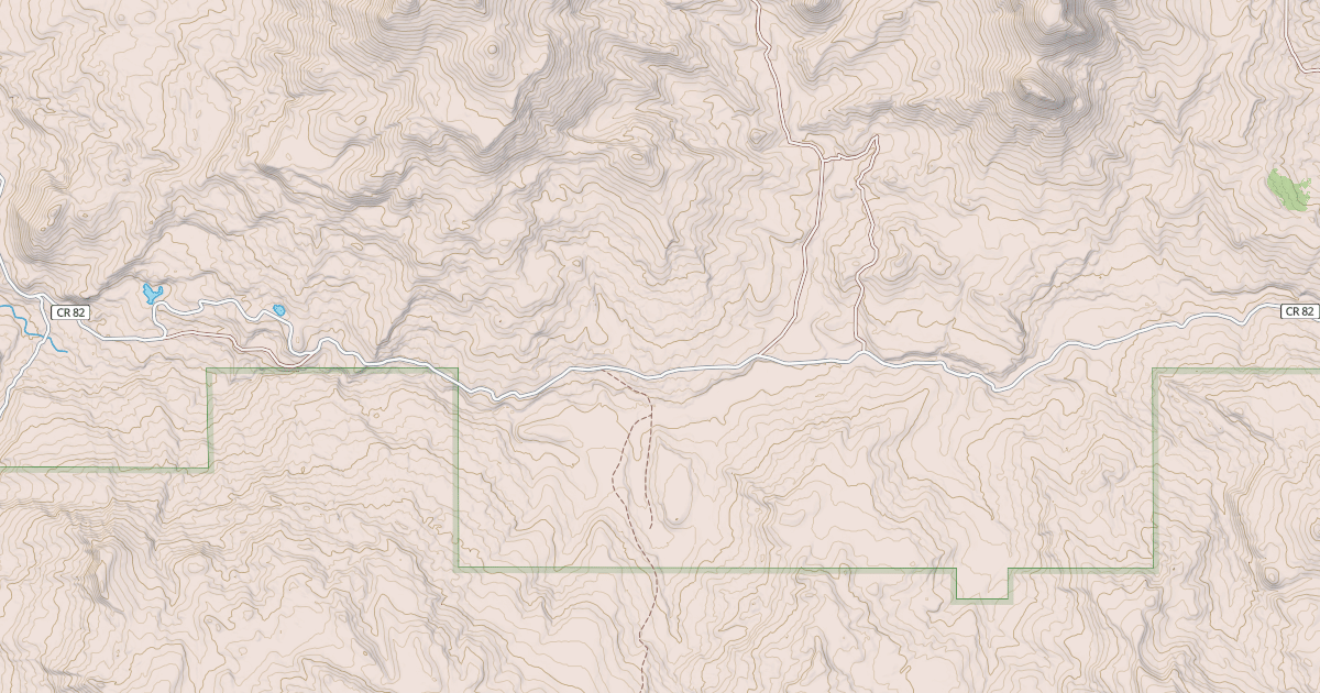 Map preview of County Road 80