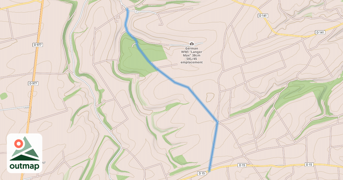 Map of Chemin de Semide à Liry