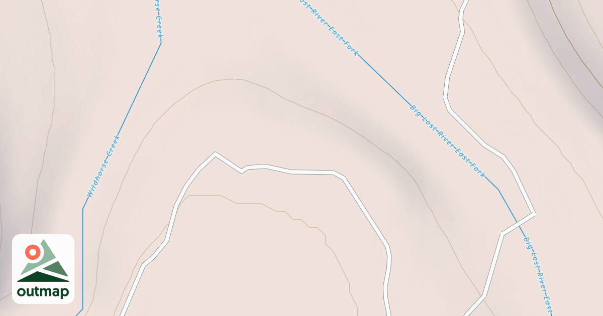 Map of BIG LOST RIVER ACC. LOOP
