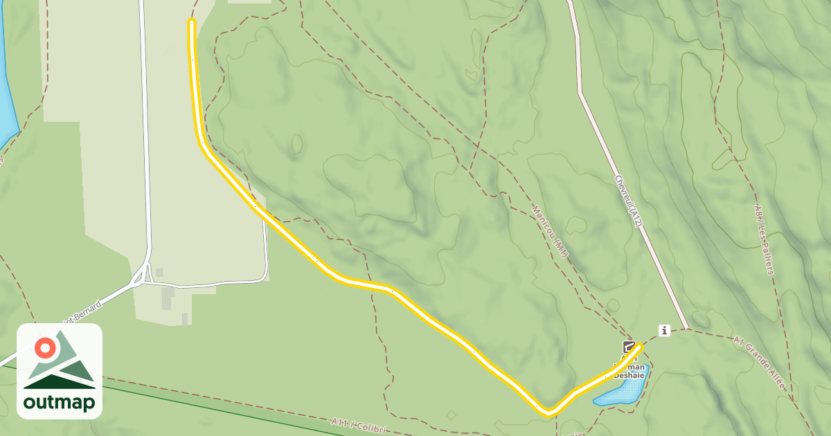 Map of A1 Grande-Allée