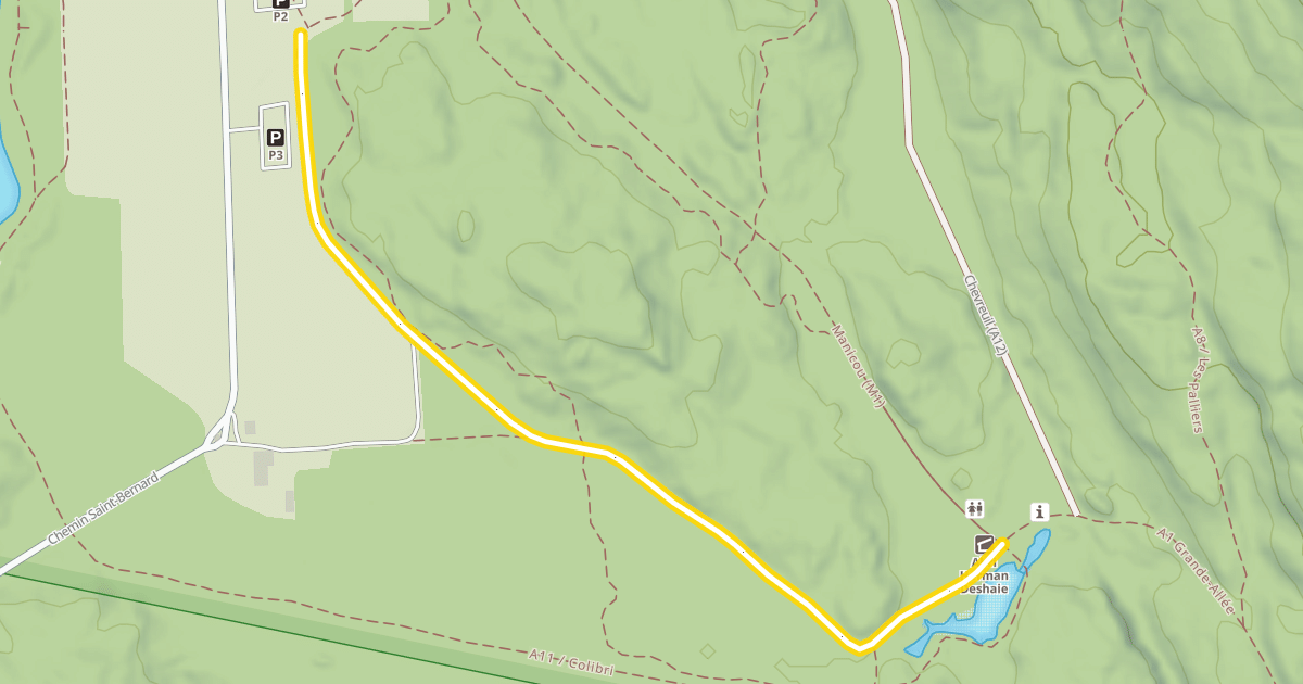 Map preview of A1 Grande-Allée