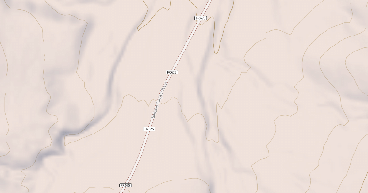 Map preview of USFS National Forest System Roads {761DF414-E550-4363-AE01-157E6956E096}