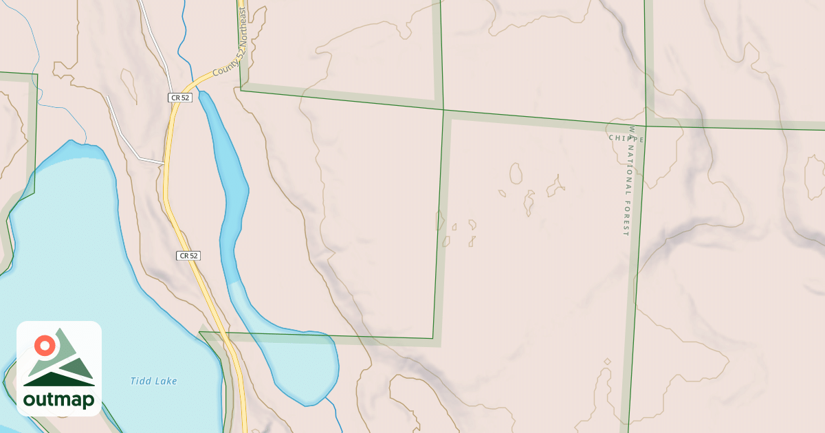 Map of CASS CO. 52 SPUR 2094