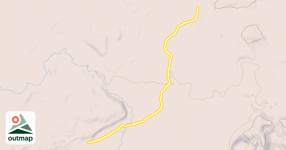 Map of Secret Trail