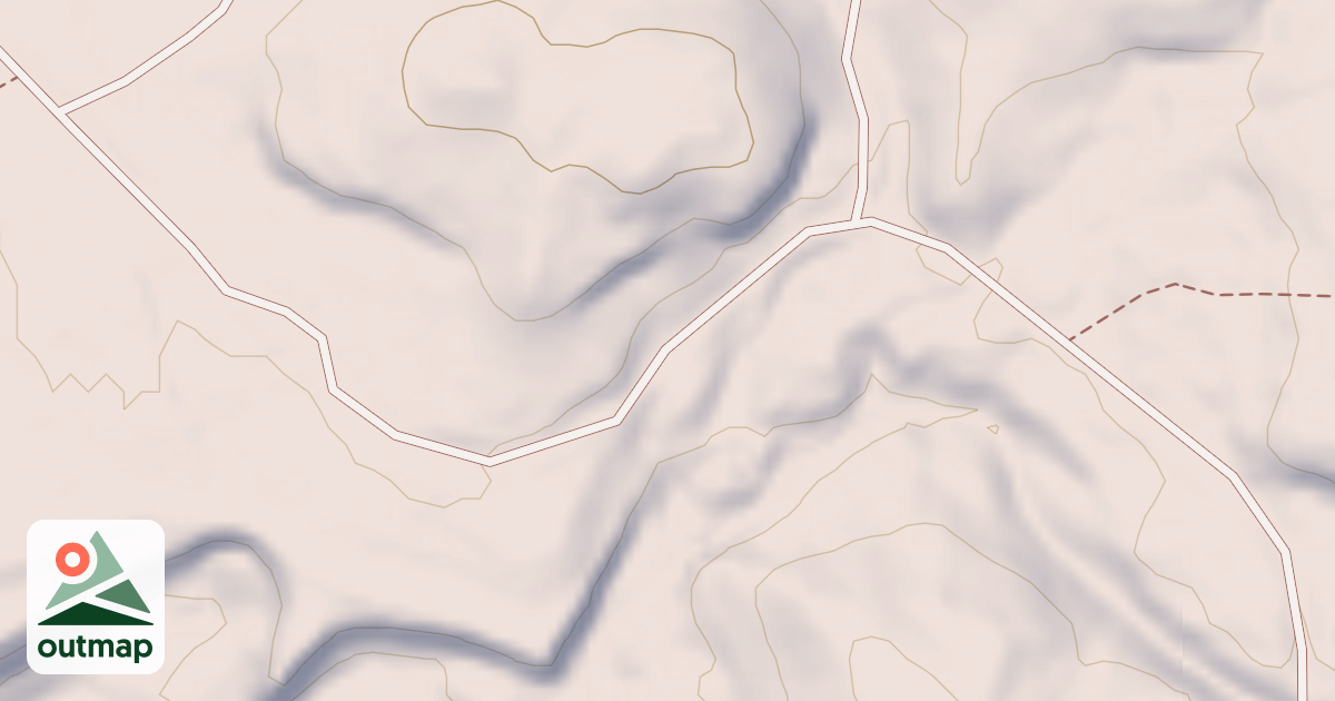 Map of Black Ridge To Kane Creek
