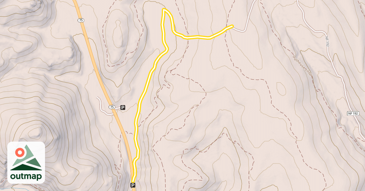 Map of Horse Creek
