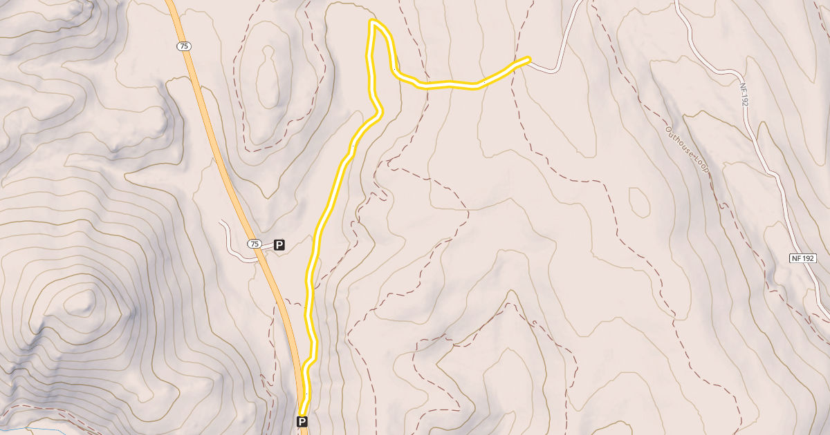 Map preview of Horse Creek