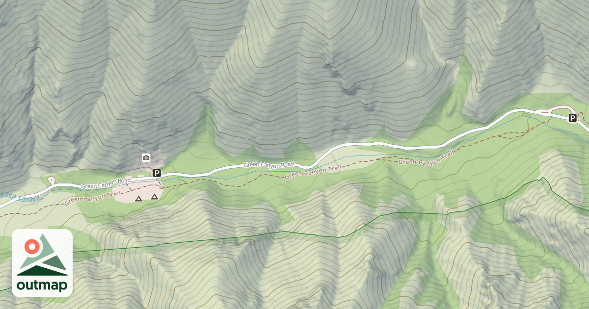 Map of GREEN CANYON