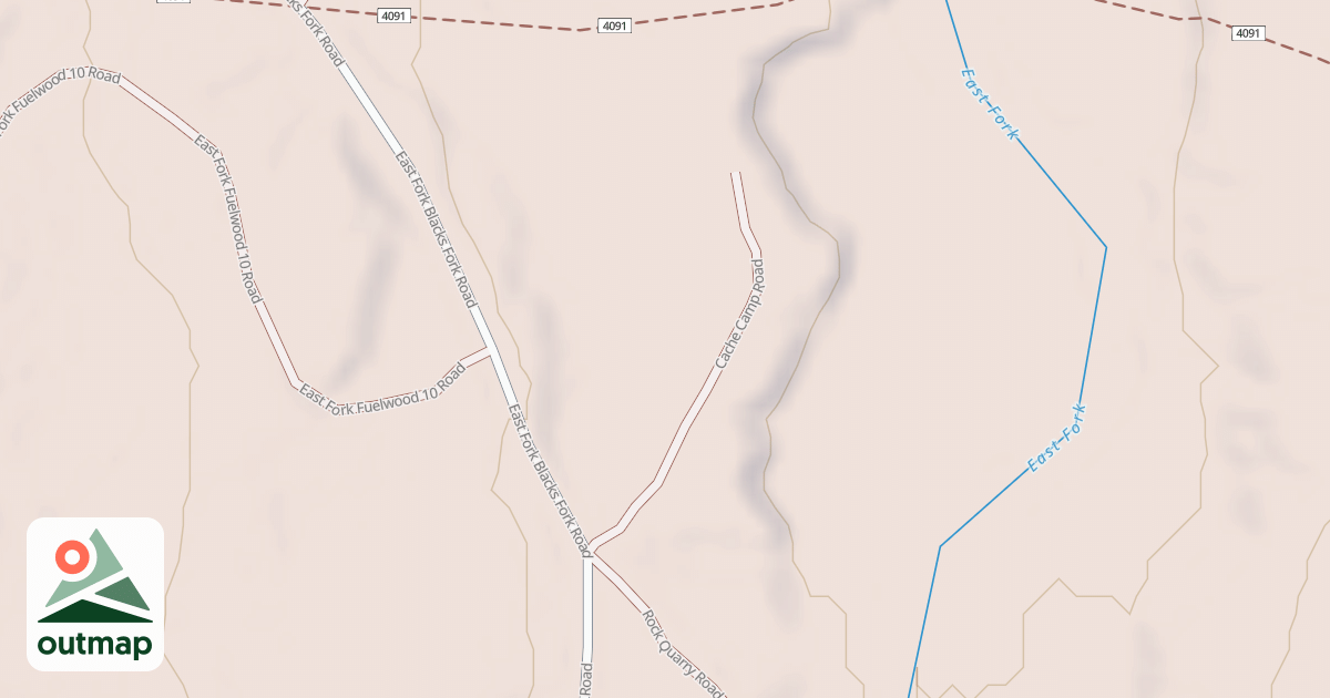 Map of CACHE CAMP