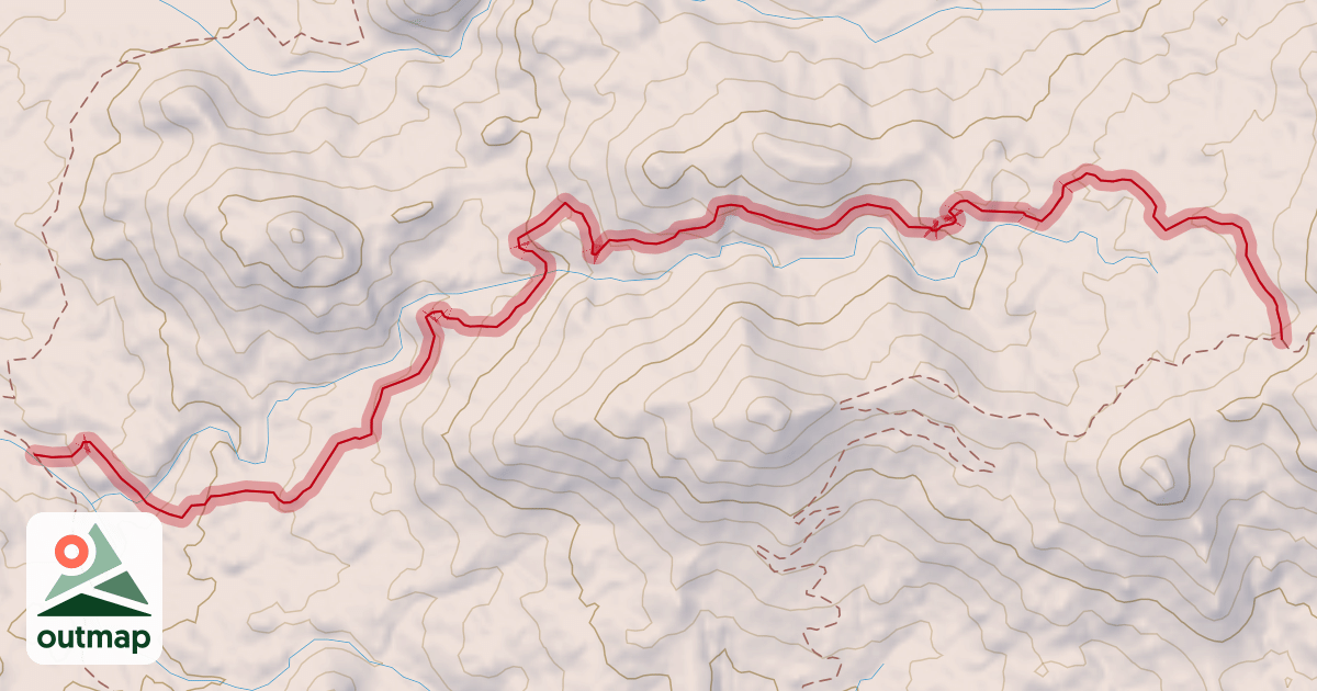 Map of Boulderdash Trail