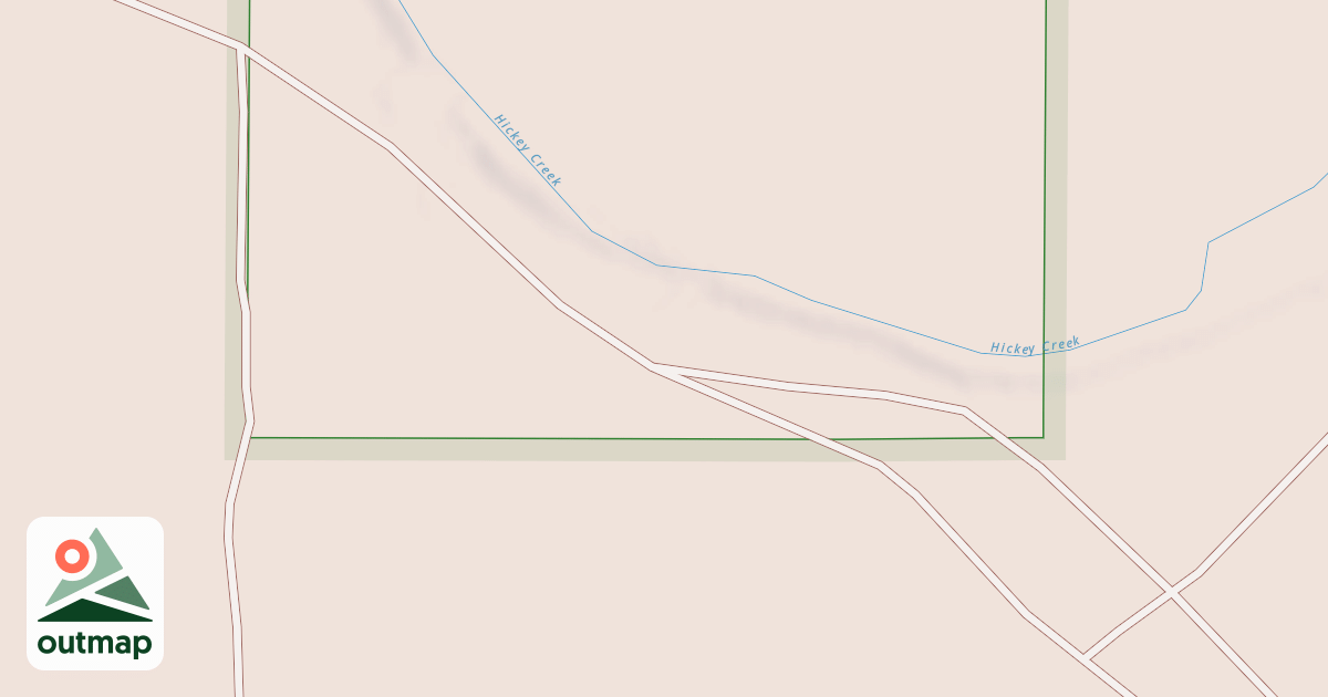 Map of HICKEY MARSH SPUR A
