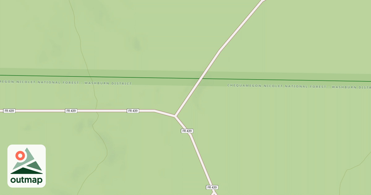Map of FR 439G