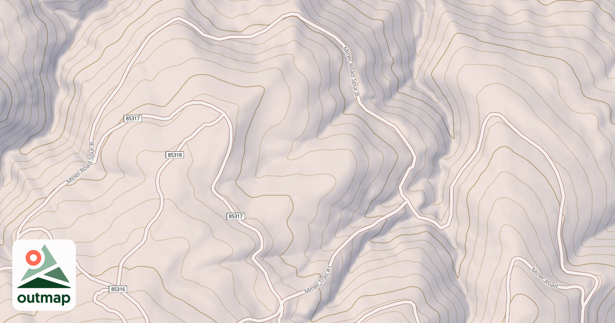 Map of MINER SPUR B