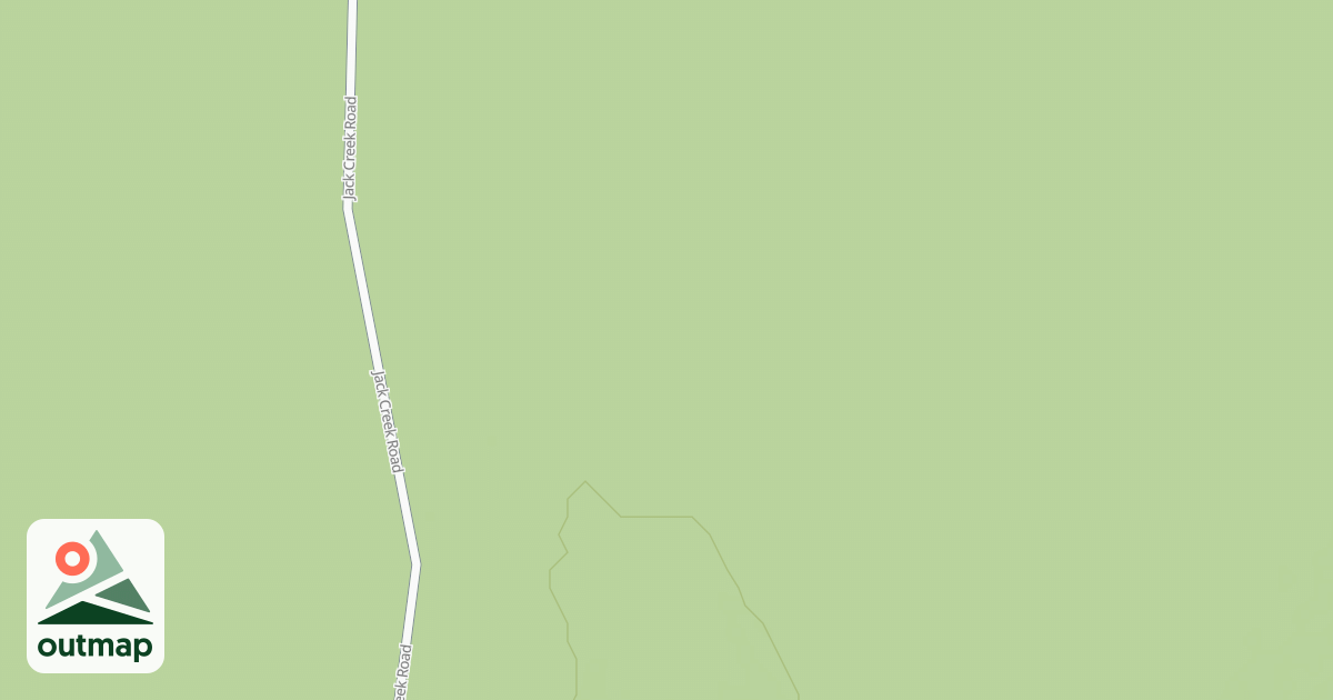 Map of JACK CREEK SPUR 1V