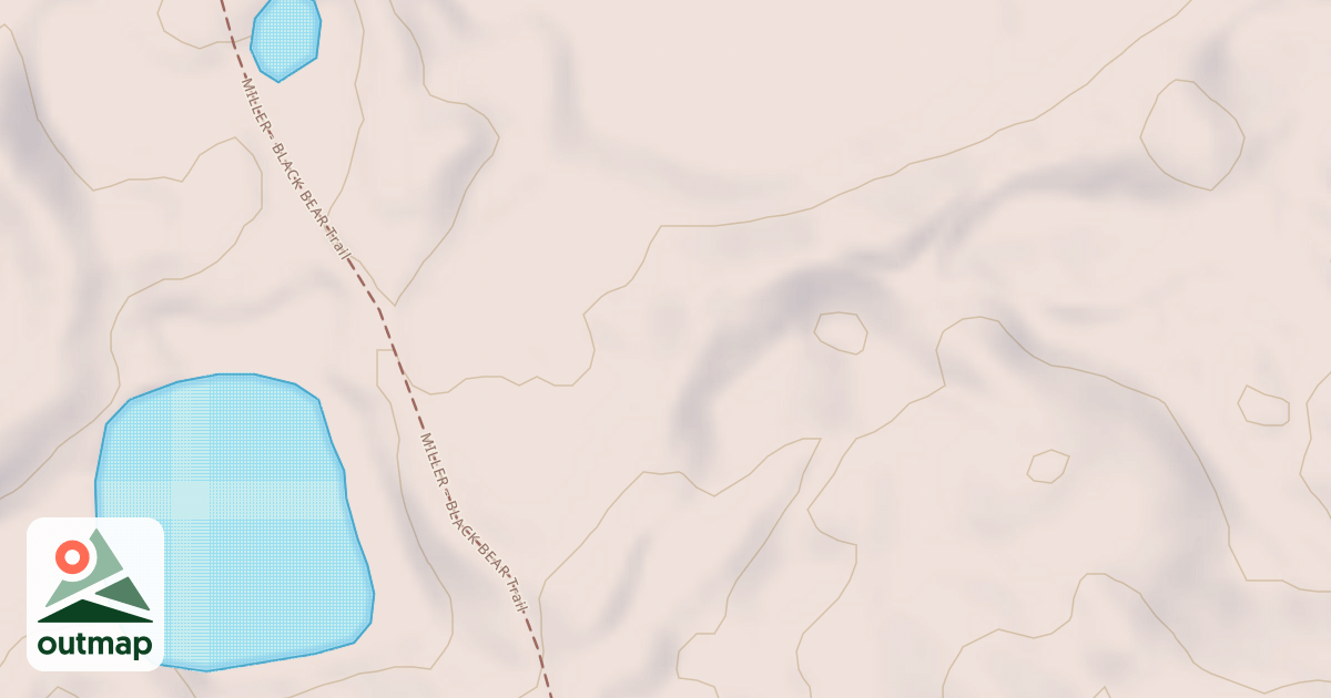 Map of Miller-Black Bear Trail
