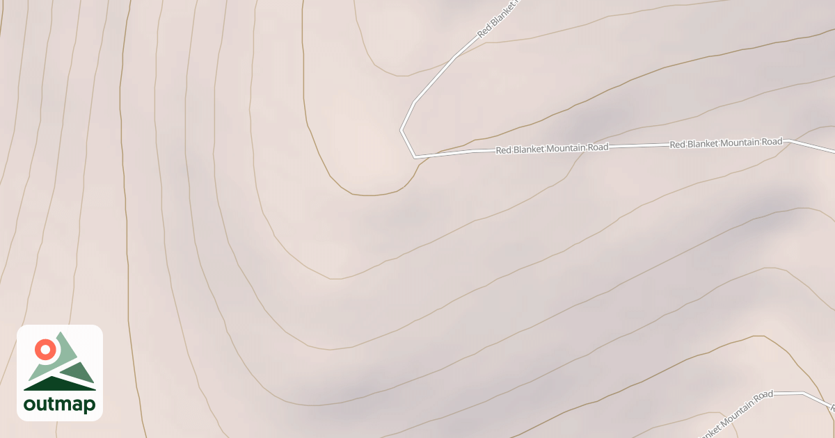 Map of RED BLANKET ROCK QUARRY