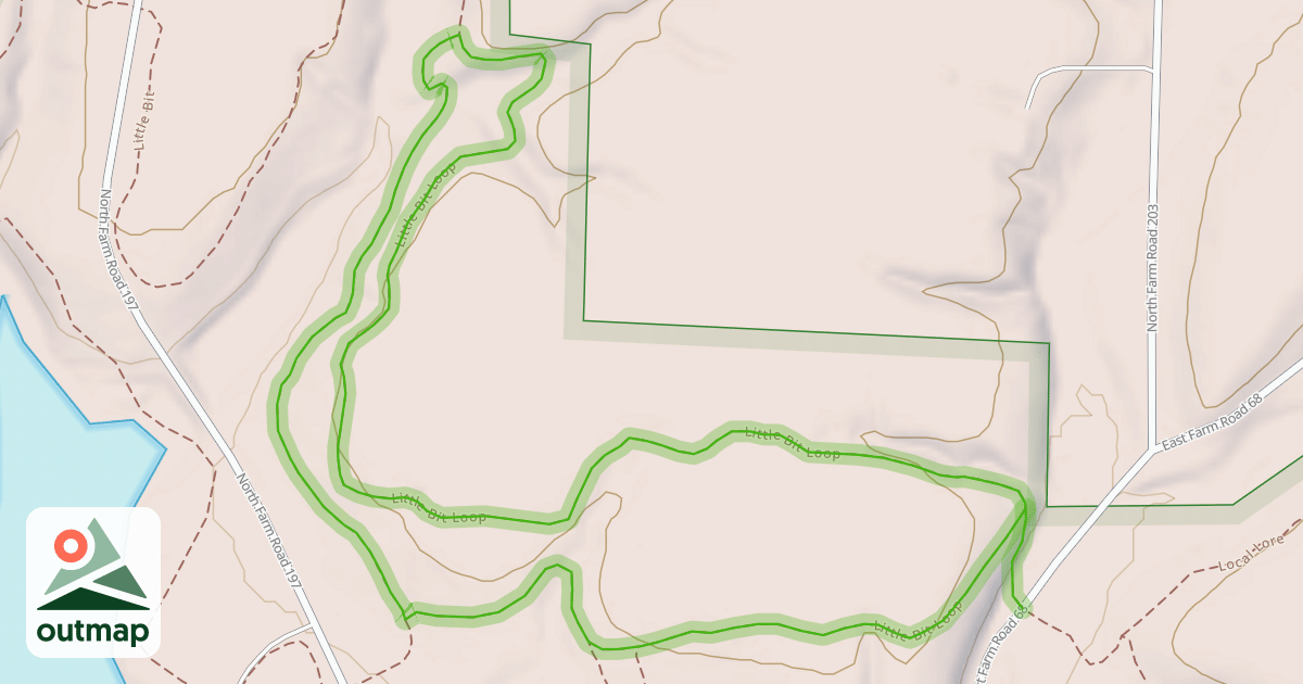 Map of Little Bit Loop