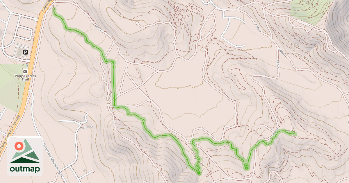 Map of Nirvana Trail
