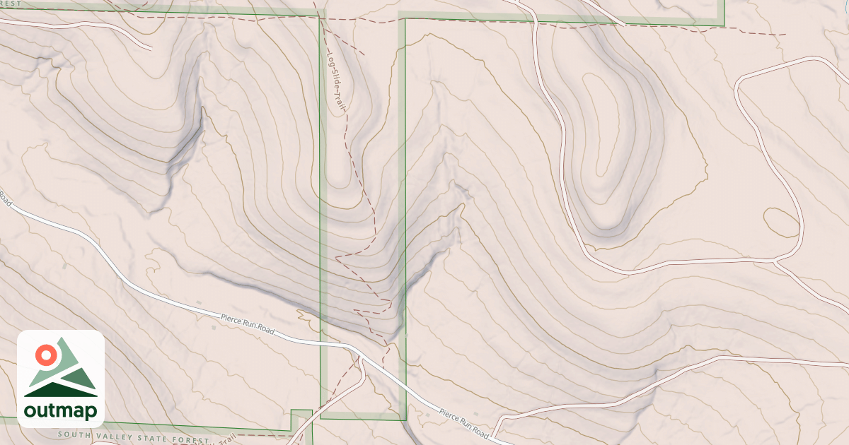 Map of Snowmobile Trail
