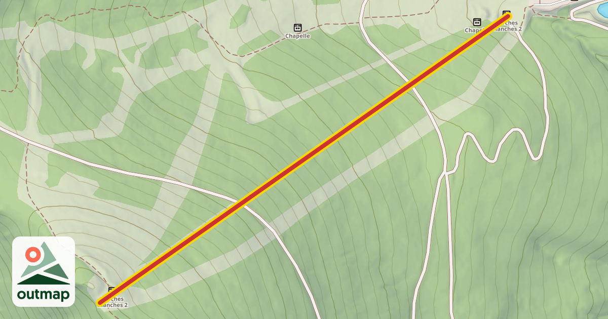Map of Perches Blanches 1
