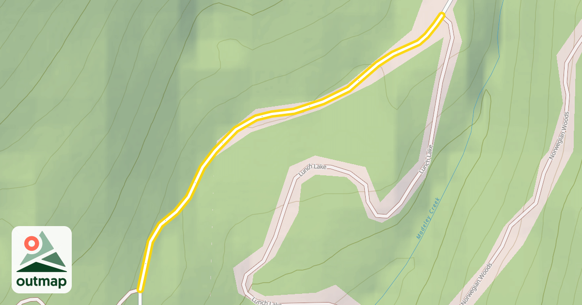 Map of Madeley Road