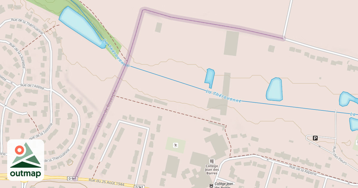Map of Chemin de Gouesche