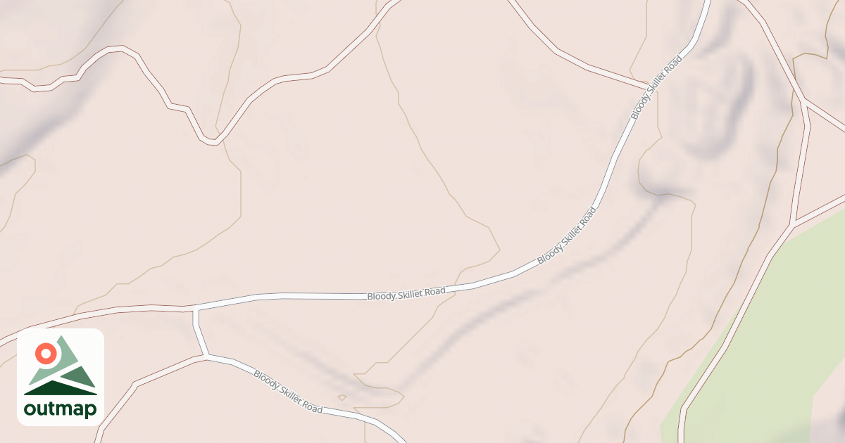 Map of Bloody Skillet ATV Trail